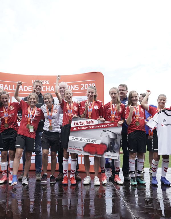 Fußballiade Siegerehrungen